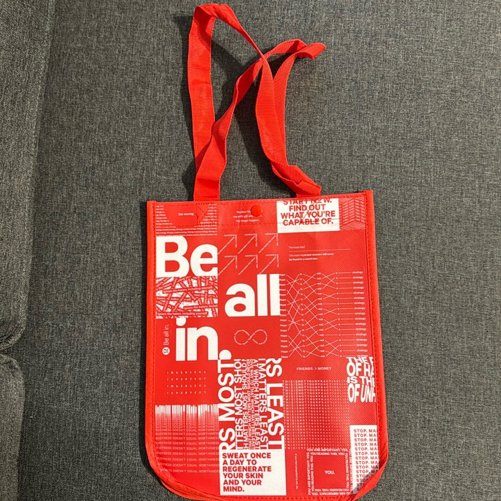 Lululemon Shopping Tote Bag